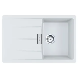 Franke Centro CNG 611-78 GSC Zlewozmywak granitowy jednokomorowy 78x50 cm biały polarny 114.0687.317 - Zlewozmywaki - miniaturka - grafika 1