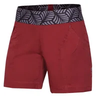 Spodnie sportowe damskie - Spodenki damskie Ocún Pantera Organic Shorts Rozmiar: M / Kolor: czerwony - miniaturka - grafika 1