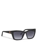 Okulary przeciwsłoneczne - Guess Okulary przeciwsłoneczne GU00098 Czarny - miniaturka - grafika 1