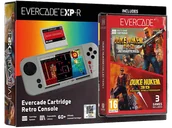 Konsole i gry retro - Konsola przenośna EVERCADE EXP-R + Duke Nukem Collection 1 Szary - miniaturka - grafika 1