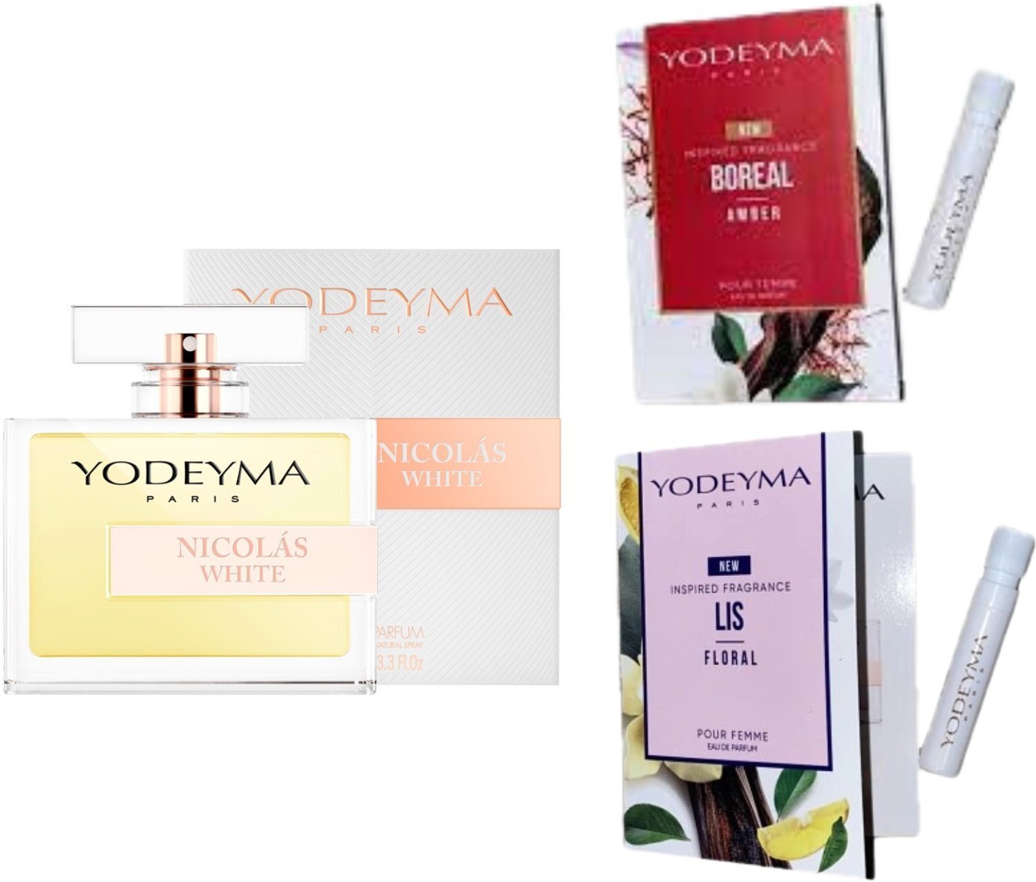 Yodeyma Nicols White Woda Perfumowana Dla Kobiet 100ml + 2 Próbki