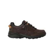 Buty trekkingowe męskie - Męskie buty na wędrówki Jack Wolfskin SUNSET HIKE TEXAPORE LOW M dark oak - 39,5 - miniaturka - grafika 1