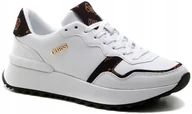 Buty sportowe damskie - Guess VINSA2 FLPVN2 PEL12 bia r38 - miniaturka - grafika 1