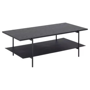 Actona Stolik Kawowy 2 Poziomy Halo 115X60X40 Czarny - Ławy i stoliki kawowe - miniaturka - grafika 1
