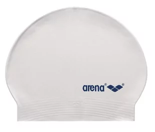 Czepek Pływacki Arena Unisex Soft White/Navy - Pływanie - miniaturka - grafika 1