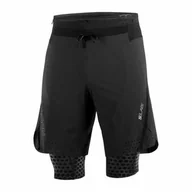 Spodnie sportowe damskie - Spodenki Salomon S-Lab Ultra Deep Black - miniaturka - grafika 1