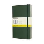 Notesy i bloczki - Ateneum Notes Classic L 13x21 tw. kratka mirtowa zieleń - miniaturka - grafika 1