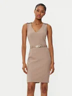 Sukienki - Marciano Guess Sukienka koktajlowa 5RGK10 6302A Beżowy Bodycon Fit - miniaturka - grafika 1