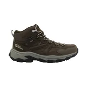 Buty trekkingowe męskie - Męskie buty na wędrówki Jack Wolfskin VOJO TOUR LT TEXAPORE MID M cold coffee - 40,5 - miniaturka - grafika 1