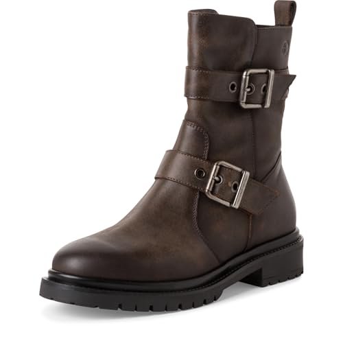 Tamaris Damskie buty 1-25474-43, modne kozaki, cygar, 37 EU, Cigar, 37 EU