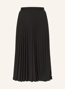 Tommy Hilfiger Plisowana Spódnica schwarz - TOMMY HILFIGER - Spodnie sportowe damskie - miniaturka - grafika 1