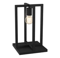 Lampy stojące - Loftowa czarna lampa stołowa - 21X K383 Skania - miniaturka - grafika 1