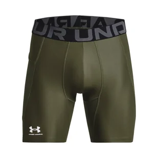 Męskie Spodenki kompresyjne UNDER ARMOUR UA HG ARMOUR SHORTS 1361596-390 – Oliwkowy - Spodenki męskie - miniaturka - grafika 1
