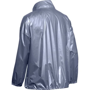 Kurtka damska Under Armour METALLIC WOVEN PO ANORAK - Kurtki i kamizelki sportowe damskie - miniaturka - grafika 6