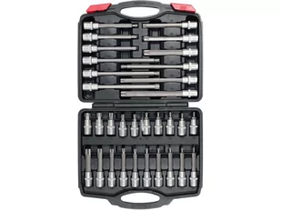 ZESTAW KLUCZY TRZPIENIOWYCH 1/2" TORX 32 SZTUK - Klucze i nasadki - miniaturka - grafika 1