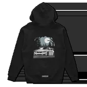 Odzież do sportów motorowych - Czarna bluza z kapturem BMW M4 F82-S - miniaturka - grafika 1