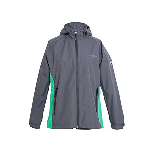 DEPROC-Active Damska kurtka przeciwdeszczowa i outdoorowa kurtka damska Deproc New Cayley Ladies szary zielony 42