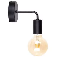 Lampy ścienne - KET Industrialna LAMPA ścienna KET1164 metalowa OPRAWA loftowy kinkiet czarny - miniaturka - grafika 1