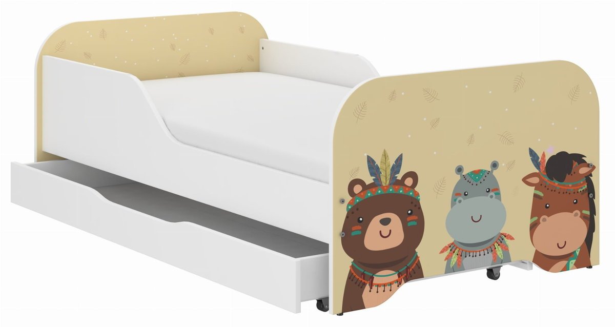 Łóżko dziecięce MIKI 140x70 INDIANIE SFARI