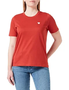 s.Oliver T-shirt damski, czerwony, 36 - Koszulki i topy damskie - miniaturka - grafika 1