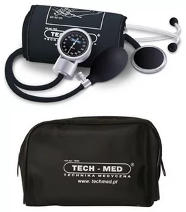 Tech-Med Ciśnieniomierz zegarowy TM-Z/S Biały stetoskop 23143 - Ciśnieniomierze i akcesoria - miniaturka - grafika 1