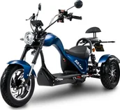 Skutery - Bili Bike Skuter elektryczny BILI COCO COBRA TRÓJKOŁOWA niebieski - miniaturka - grafika 1