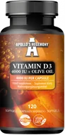 Witaminy i minerały - APOLLO'S HEGEMONY VITAMIN D3 4000 IU + OLIVE OIL 120 KAPSUŁEK - miniaturka - grafika 1