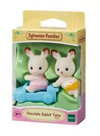 Figurki dla dzieci - Sylvanian Families Bliźniaki Królików z Czekoladowymi Uszkami 5420 - miniaturka - grafika 1