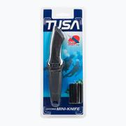 Sprzęt do nurkowania - Nóż do nurkowania TUSA Mini Knife FK-10 czarny - miniaturka - grafika 1