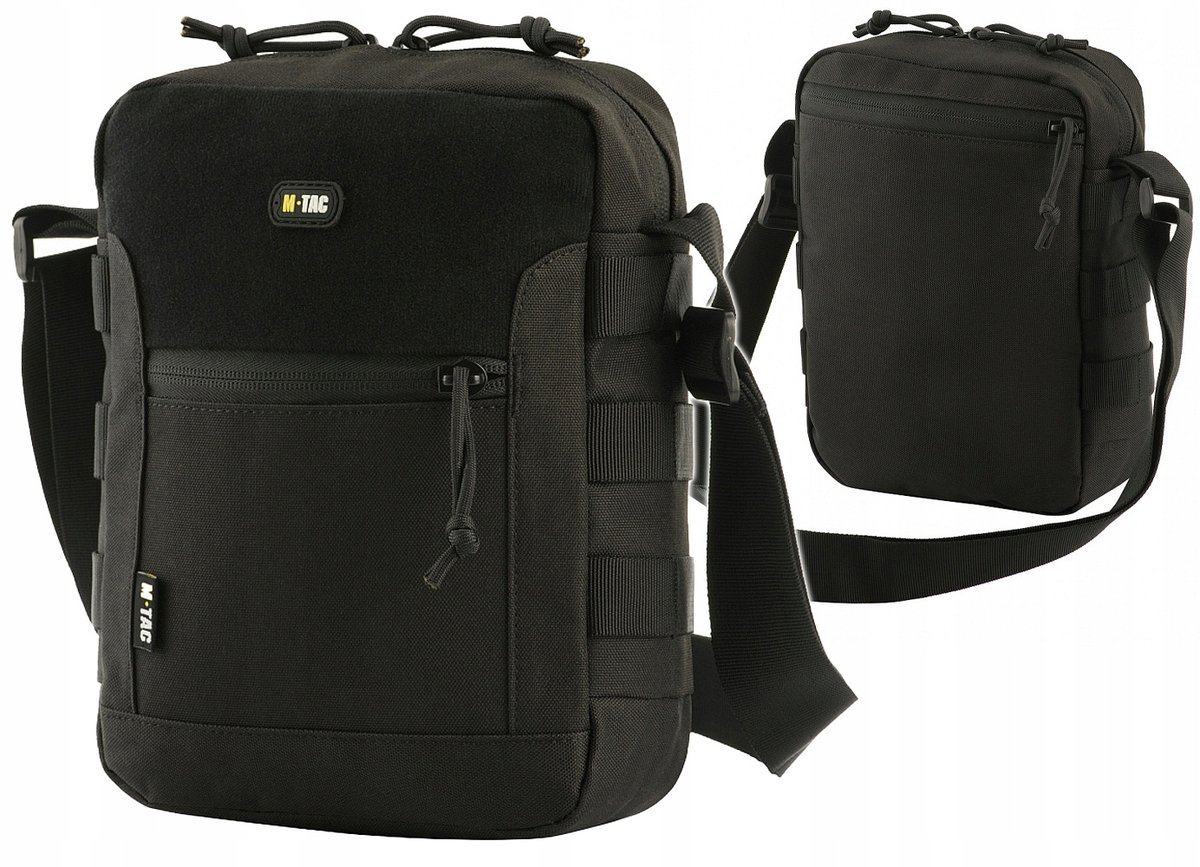 Torba Na Ramię Saszetka Z Ukrytą Kieszenią M-Tac Satellite Bag Gen.II Black