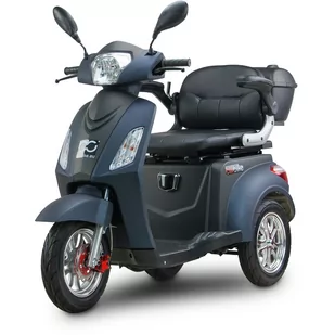 Skuter elektryczny, trójkołowiec BILI BIKE SHINO G2 GEL -niebieskoczarny - Skutery - miniaturka - grafika 1