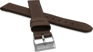 Lavvu LAVVU Ciemnobrązowy szyty pasek SPORT z luksusowej skóry Top Grain - 18 - Akcesoria do smartwatchy - miniaturka - grafika 1