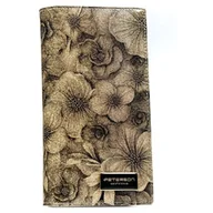 Portfele - Portfel Damski Skórzany Peterson Lakierowany Długi Z Suwakiem Na Zewnątrz PTN-PS1431 ZŁOTY 19,5 x 10 x 3,5 [cm] - miniaturka - grafika 1