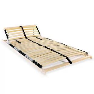 vidaXL Stelaż do łóżka z 28 listwami, 7 stref, 80x200 - Stelaże pod materac - miniaturka - grafika 1