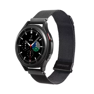 Dux Ducis Magnetic Strap pasek do Samsung Galaxy Watch / Huawei Watch / Honor Watch (20mm band) magnetyczna opaska czarny (Milanese Version) - Akcesoria do smartwatchy - miniaturka - grafika 1