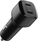 Ładowarki samochodowe - Ładowarka Spigen PC2000 PowerArc 2x USB-C 3 A SPN1855BLK - miniaturka - grafika 1