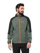 Kurtki męskie - Jack Wolfskin Kurtka męska Feldberg, Hedge Green, S - miniaturka - grafika 1