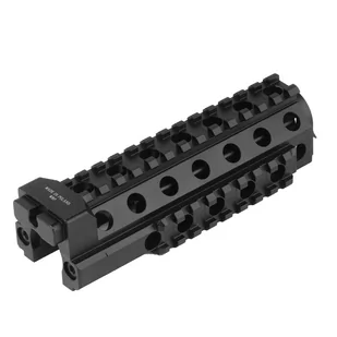 WBP Rogów - Łoże Picatinny do AK / AKM / AKMS - Aluminium - Picatinny - Czarne - Osprzęt do wiatrówek - miniaturka - grafika 4