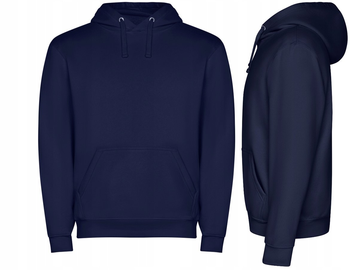 Bluza Dresowa z Kapturem Kangurka JAKOŚĆ ROLY Capucha SU1087 GRANAT XXL