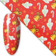 Ozdoby do paznokci - Folia transferowa Christmas 100 cm Nr 35 - miniaturka - grafika 1