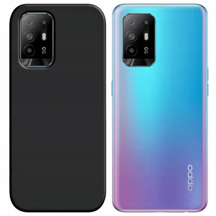 Etui Do Oppo Reno 5Z Gumowe Obudowa Czarne Matowe Silikon Pokrowiec Slim - Etui i futerały do telefonów Etui Do Oppo Reno 5Z Gumowe Obudowa Czarne Matowe Silikon Pokrowiec Slim - Etui i futerały do telefonów - miniaturka - grafika 1