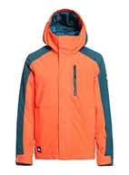 Kurtki narciarskie - Quiksilver Zamek błyskawiczny dla chłopców pomarańczowy XL/16 - miniaturka - grafika 1