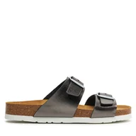 Klapki i japonki damskie - Klapki Dr. Brinkmann 700993 Szary - miniaturka - grafika 1