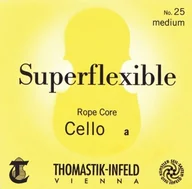 Akcesoria do instrumentów smyczkowych - Thomastik Pojedyncza struna do Cello 4/4 Superelastyczna - Struna G ze stali, oplot, średnia 641413 - miniaturka - grafika 1