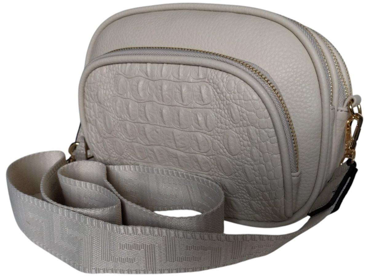 Torebka Damska, Mała Listonoszka Na Ramię Beżowa, Miejski Modny Styl