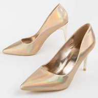 Czółenka - Montevita Buty Na Obcasie Queen14 Z?oty - miniaturka - grafika 1