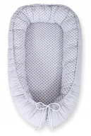 Otulacze - Kokon niemowlęcy dwustronny kojec otulacz Premium BOBONO- mini-rozeta - miniaturka - grafika 1