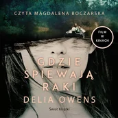 Audiobooki - literatura popularnonaukowa - Gdzie śpiewają raki Delia Owens - miniaturka - grafika 1
