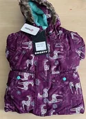 Kombinezony dla dzieci - Dziecięcy Kombinezon Narciarski SMONTY - Wygoda i Ochrona, Fioletowe 4-5y - miniaturka - grafika 1