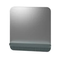 Lustra - Lustro łazienkowe z półką prostokątne 70X86X14 cm Devo Gloria 2.0 ryflowane fjord GL2-LUPL70-2-F72 - miniaturka - grafika 1